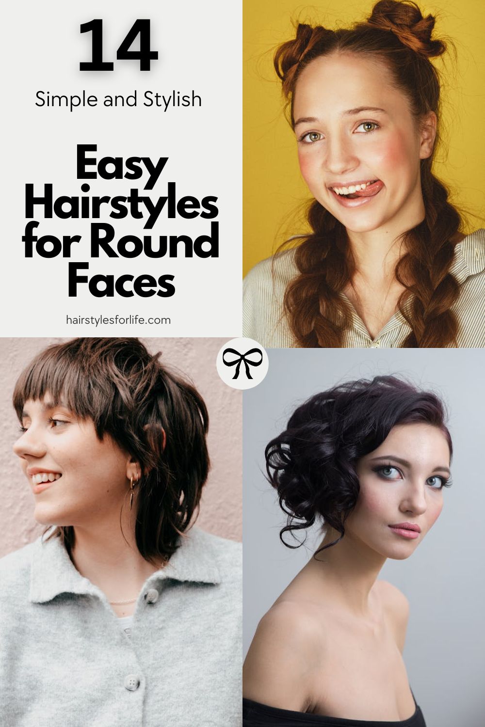 Easy Hairstyles for Round Faces