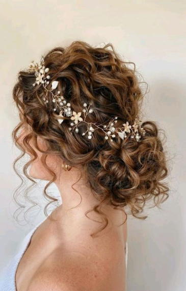 Floral Crown Curls