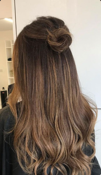 Half-Up Bun