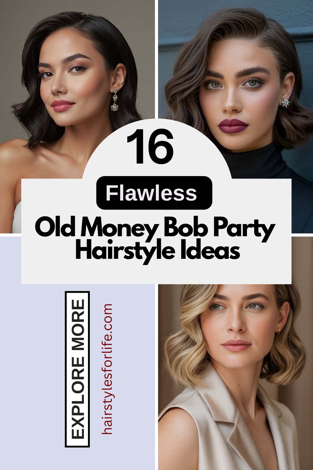 Old Money Bob for Wavy Hair