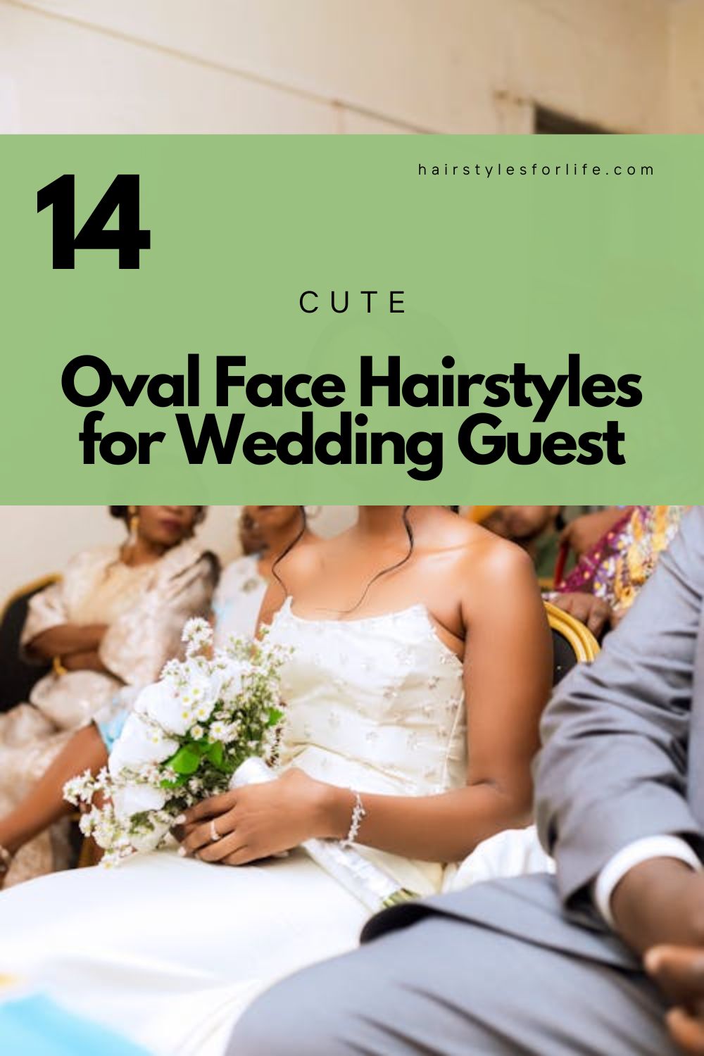 Oval Face Hairstyles for Wedding Guest