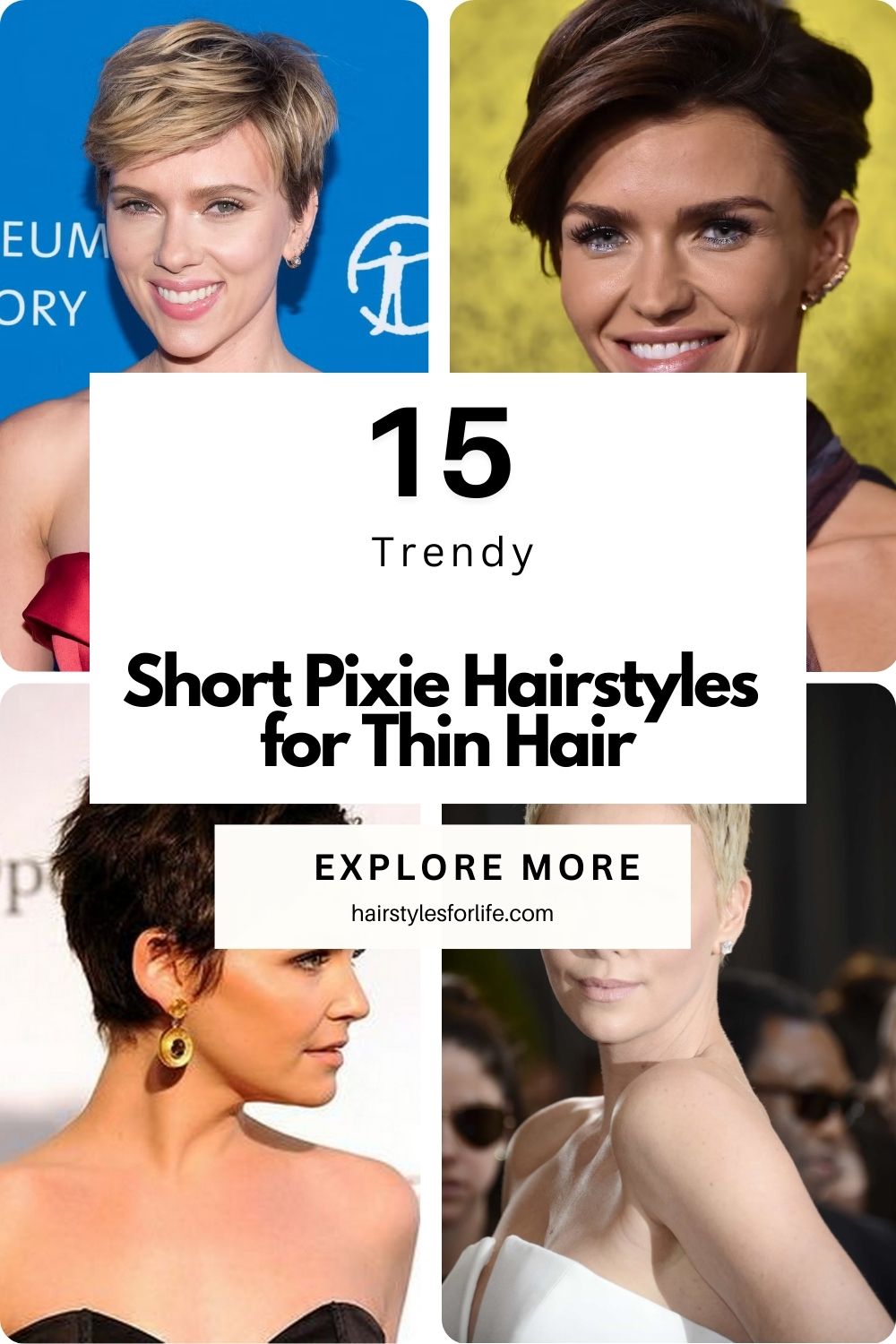 Short Pixie Hairstyles for Thin Hair