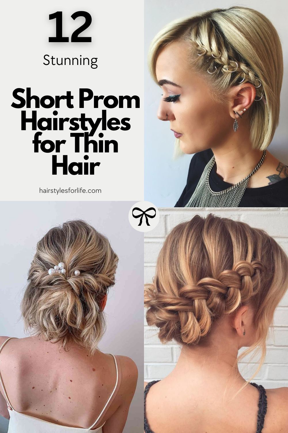 Short Prom Hairstyles for Thin Hair