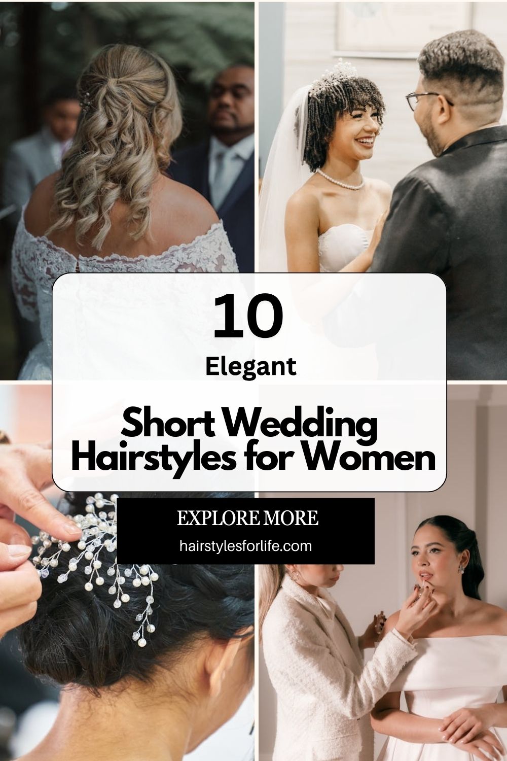 Short Wedding Hairstyles for Women