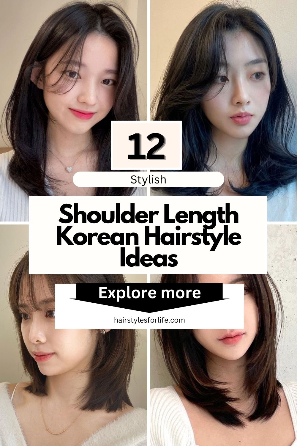Shoulder Length Korean Hairstyle