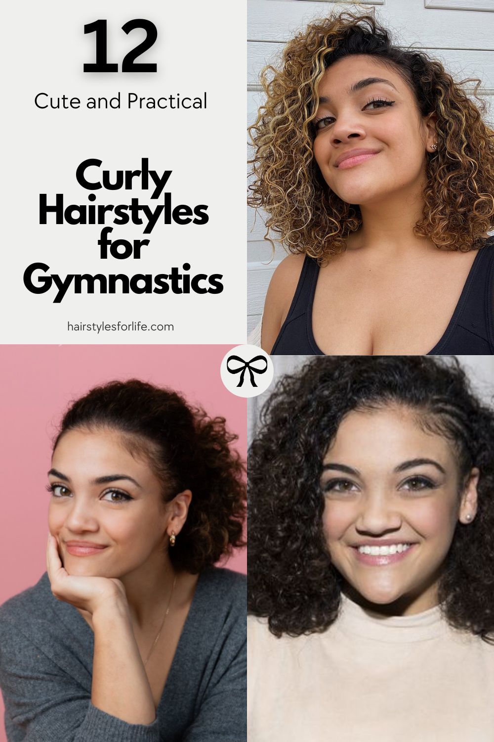Curly Hairstyles for Gymnastics