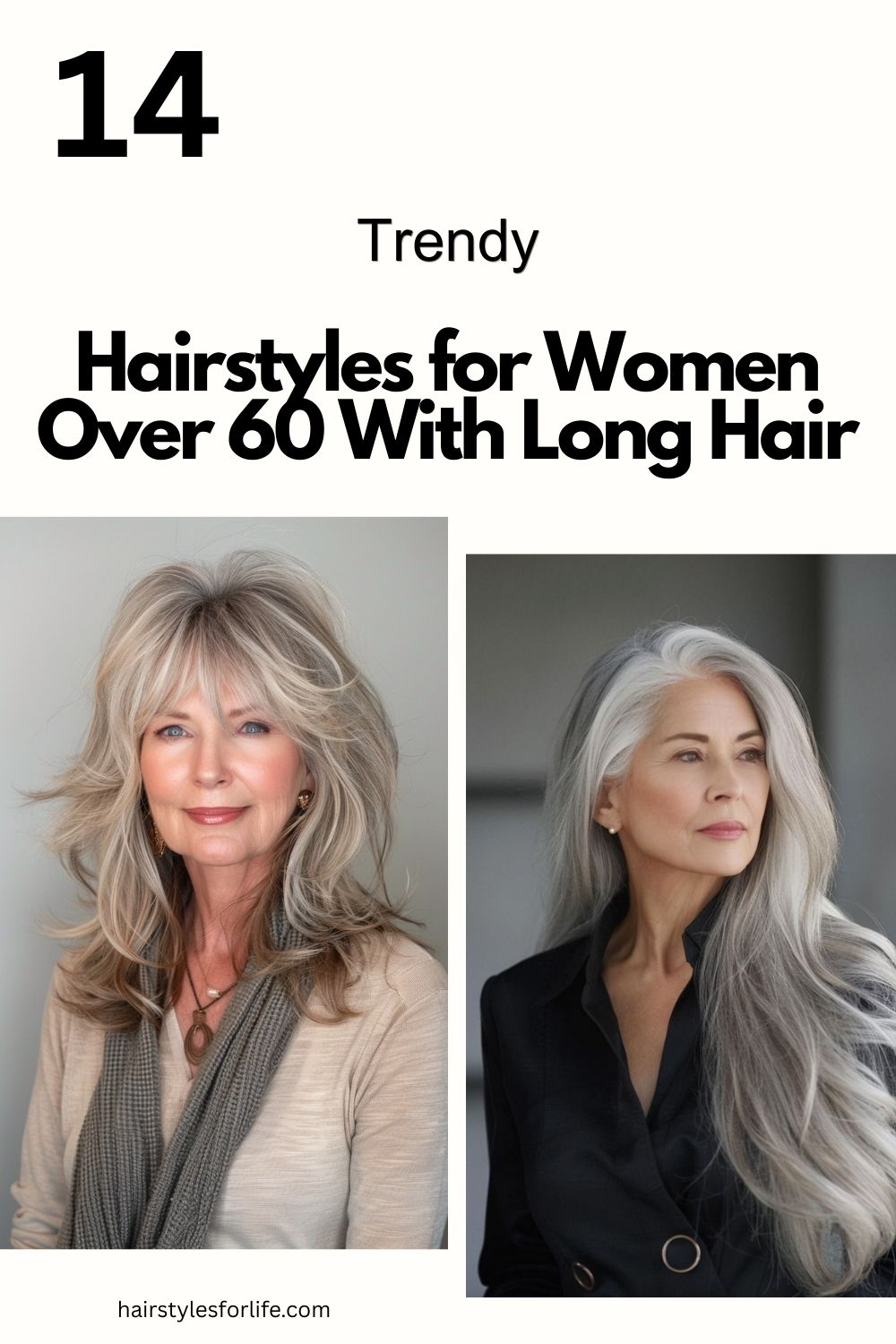 Hairstyles for Women Over 60 With Long Hair