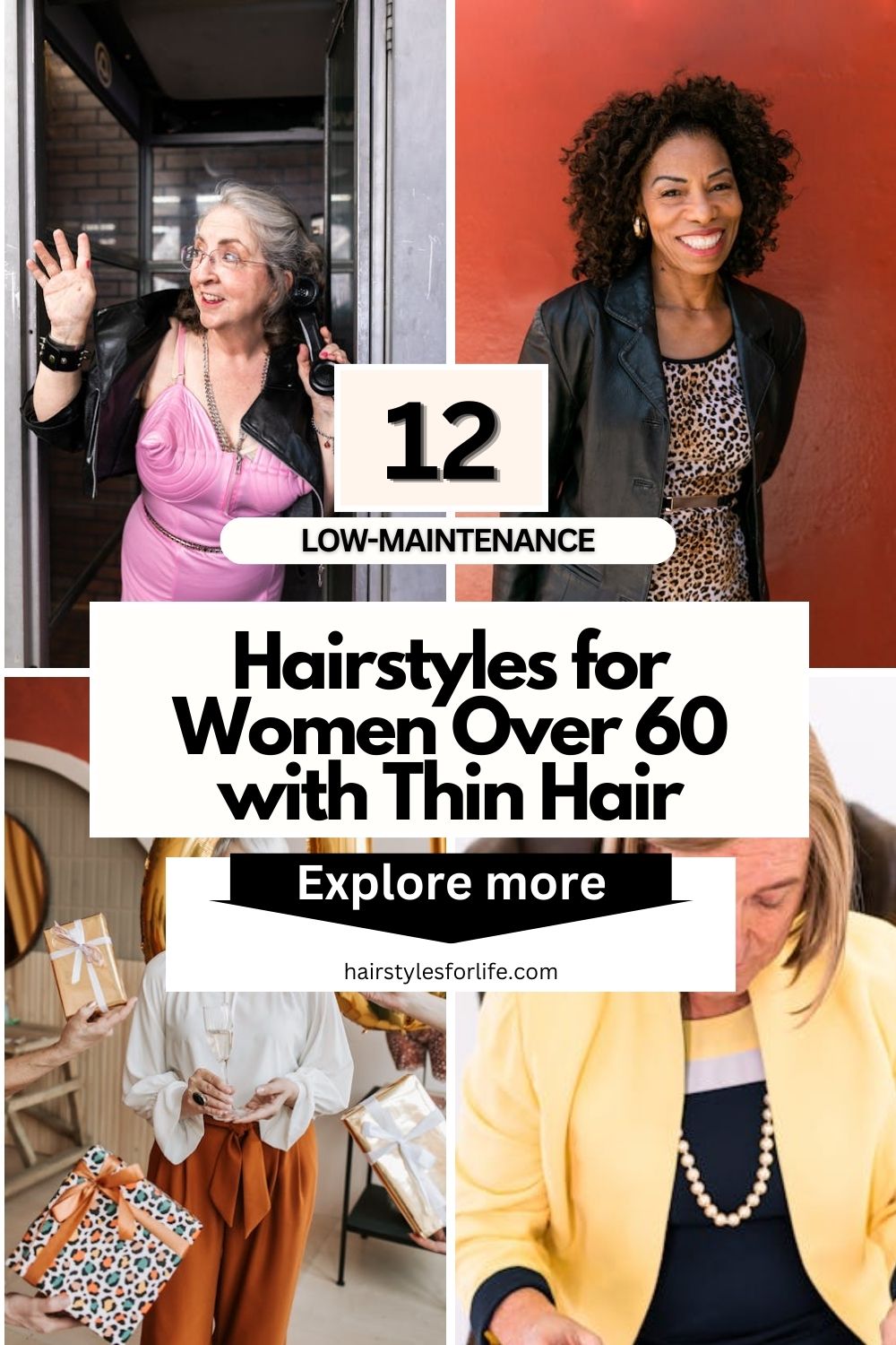 Hairstyles for Women Over 60 with Thin Hair