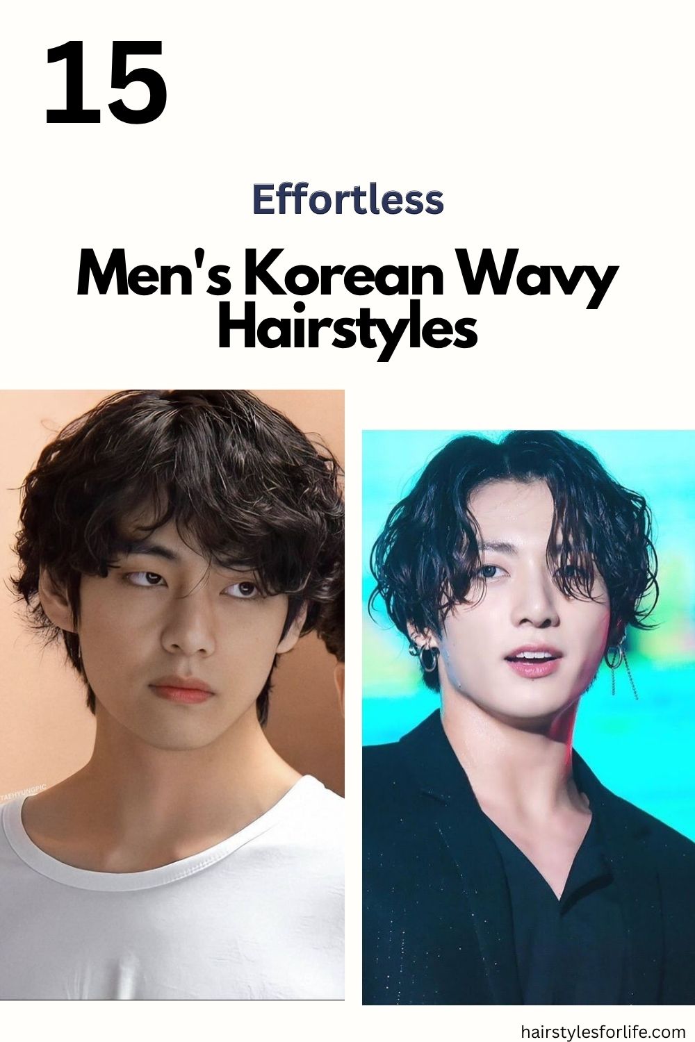 Men's Korean Wavy Hairstyles