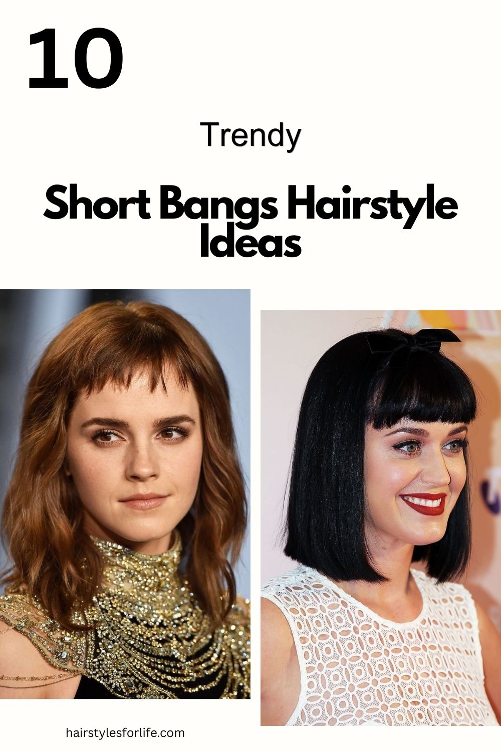 Short Bangs Hairstyle Ideas