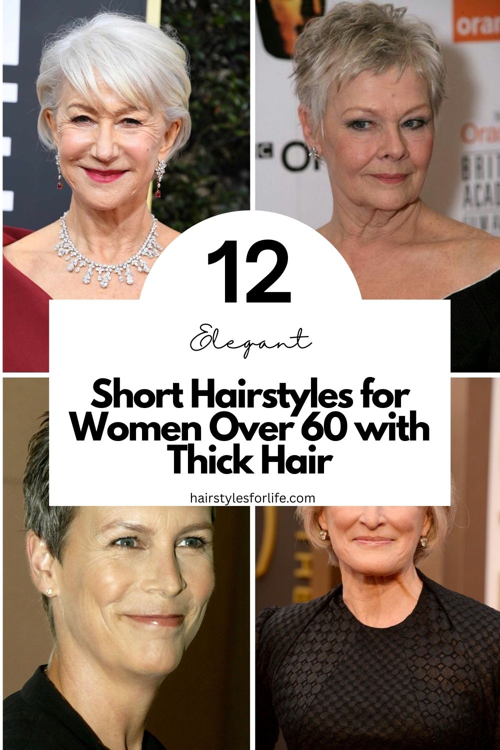Short Hairstyles for Women Over 60 with Thick Hair