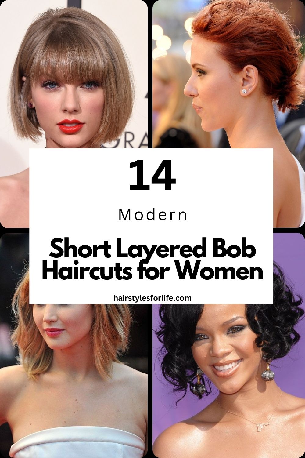 Short Layered Bob Haircuts for Women