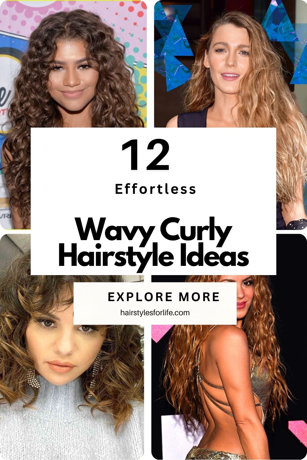 Wavy Curly Hairstyle Ideas