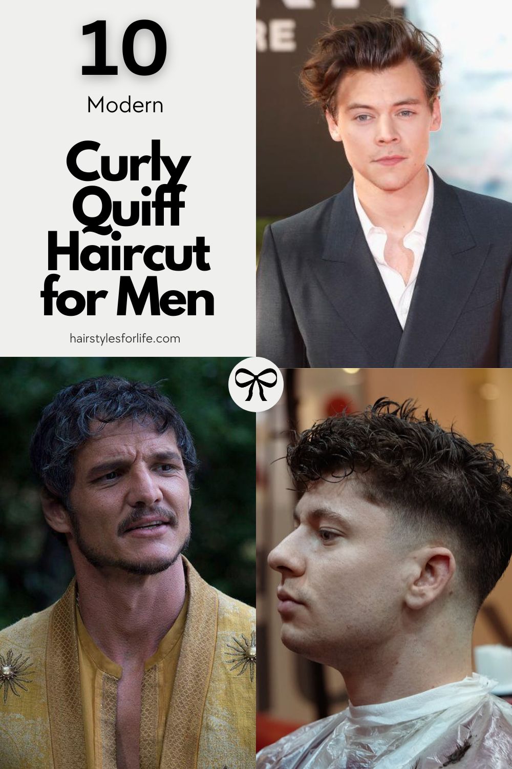 Curly Quiff Haircut for Men