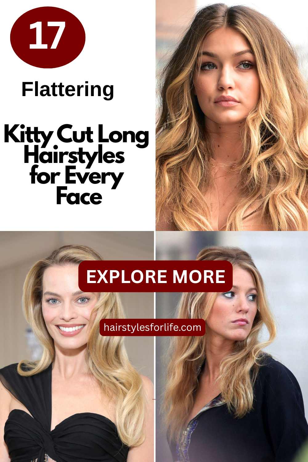 Kitty Cut Long Hairstyles for Every Face