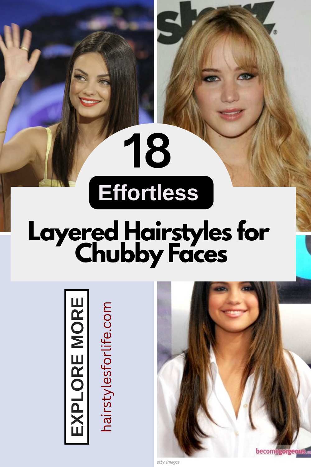 Layered Hairstyles for Chubby Faces