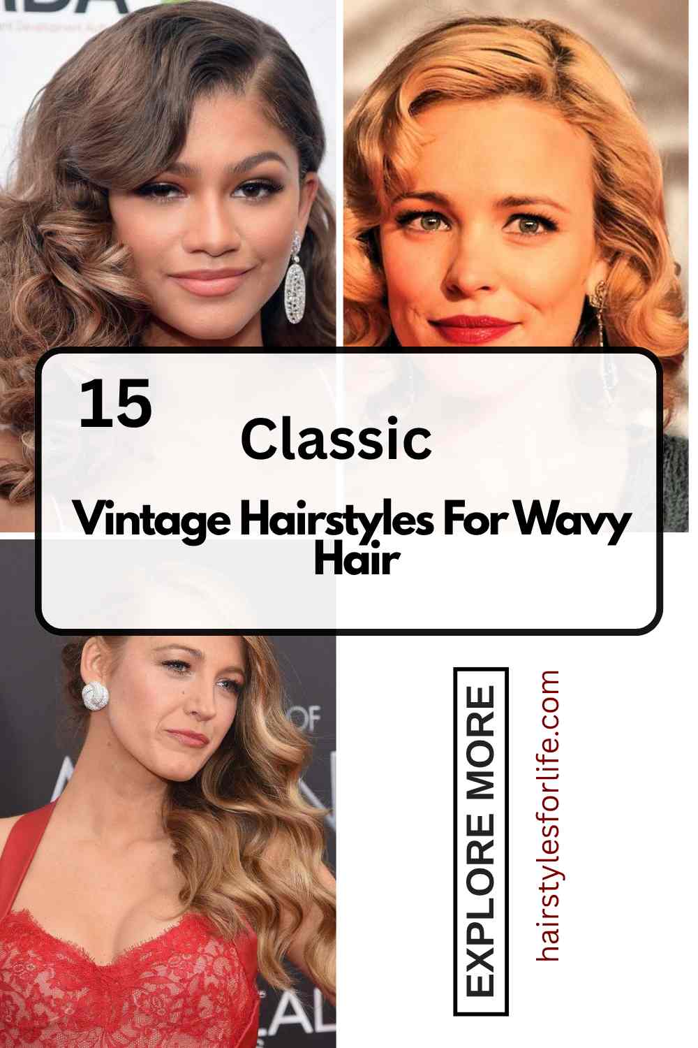 Vintage Hairstyles For Wavy Hair